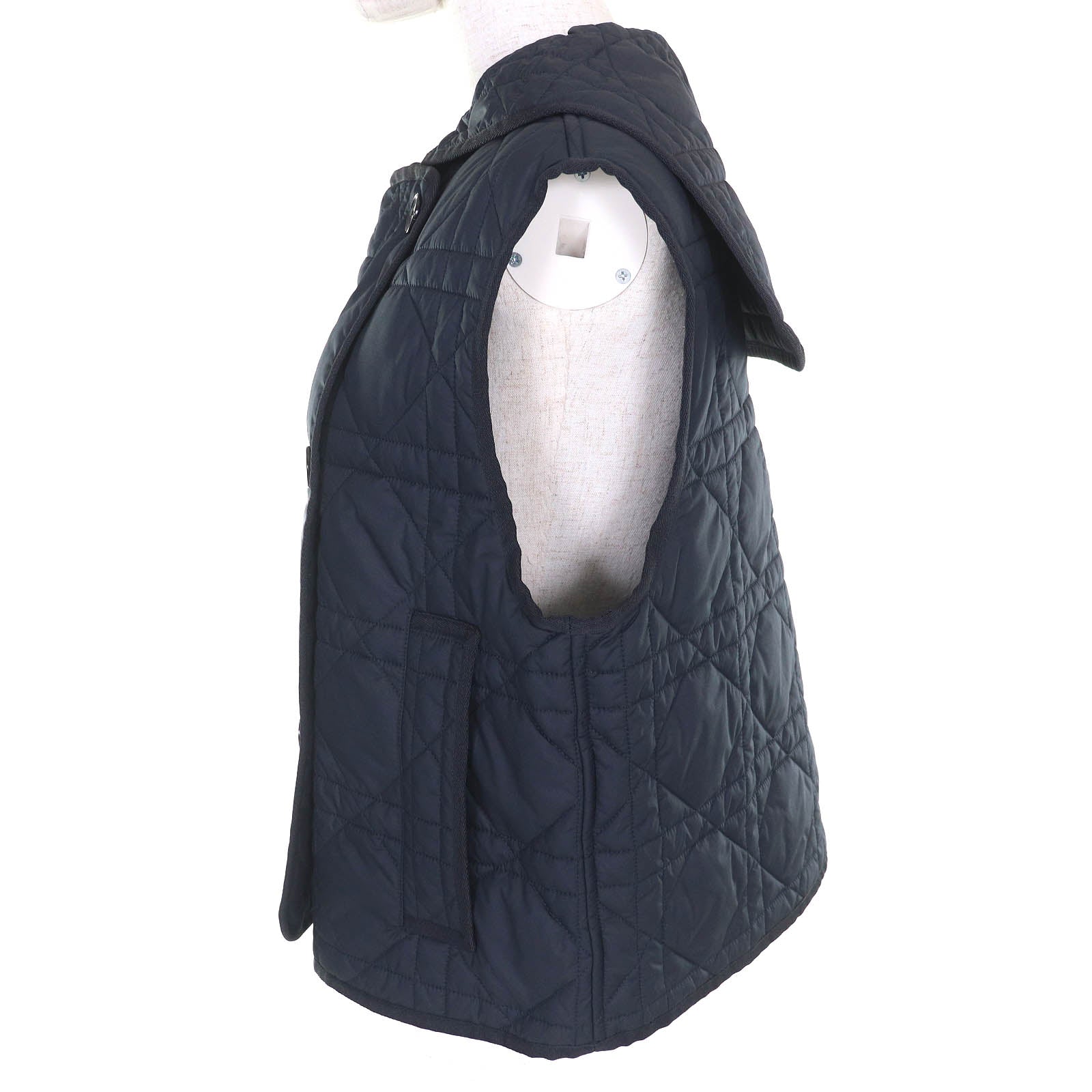 Christian Dior Macrocannage Quilted Technical Taffeta Vest