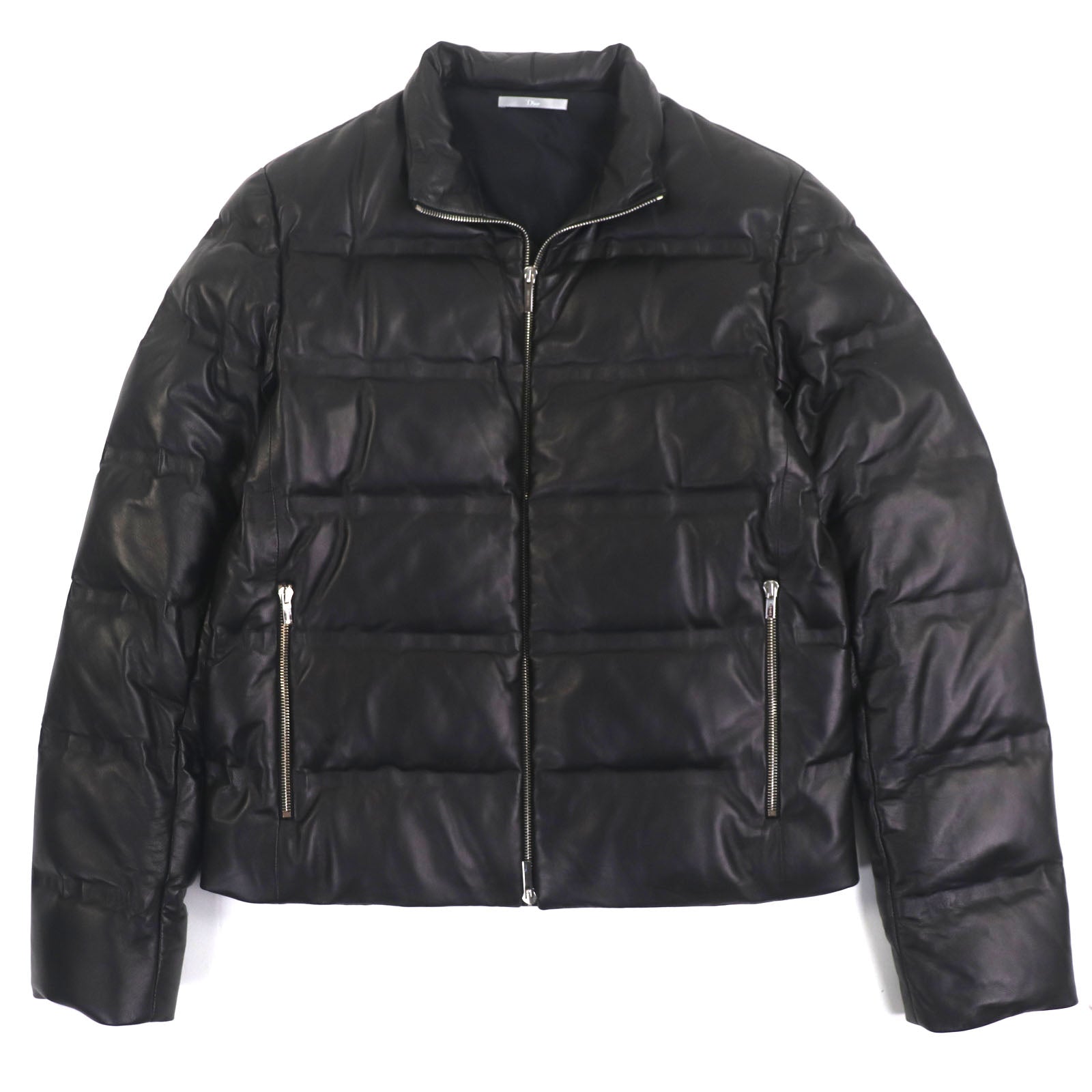 Dior Down Jacket Lamb Leather Jacket