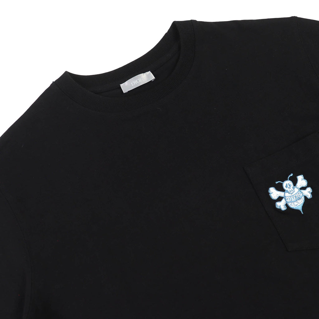 Dior SHAWN STUSSY Embroidered Cotton T-shirt