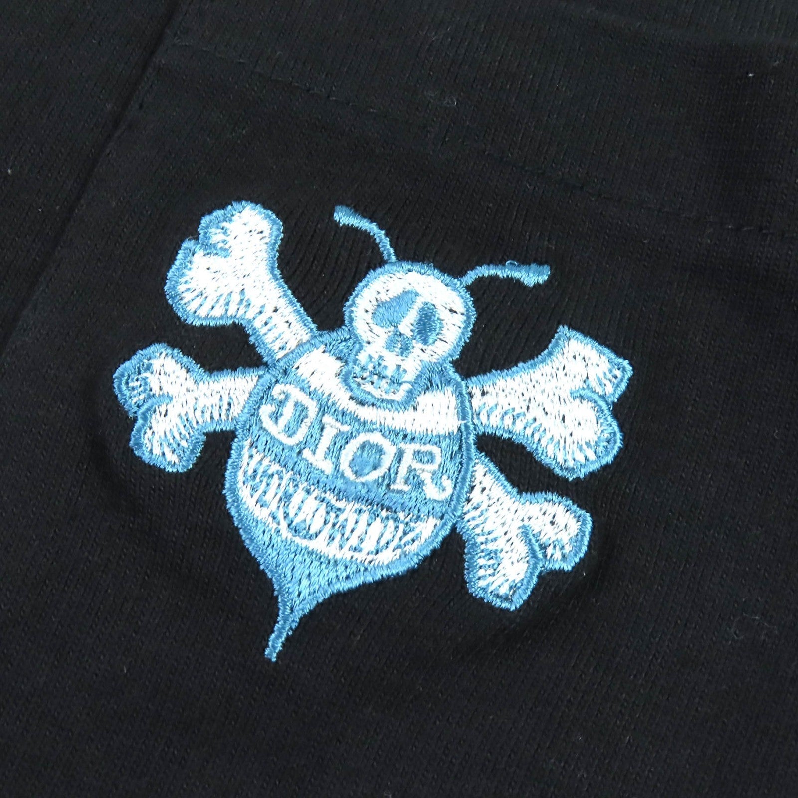 Dior SHAWN STUSSY Embroidered Cotton T-shirt