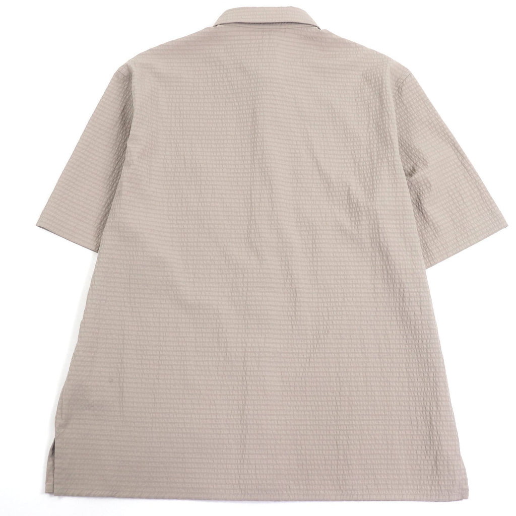 Dior Check Pattern Soccer Fabric Short Sleeve Shirt