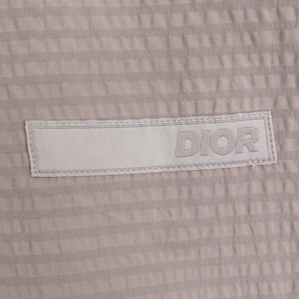 Dior Check Pattern Soccer Fabric Short Sleeve Shirt