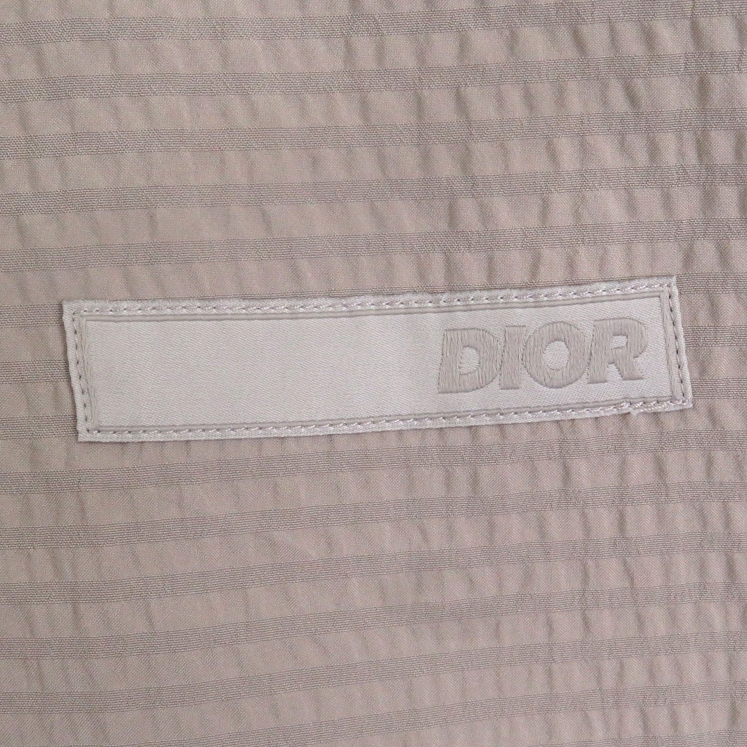 Dior Check Pattern Soccer Fabric Short Sleeve Shirt
