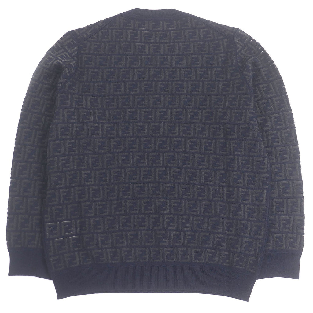 Fendi FF Logo Zucca Wool Sweater