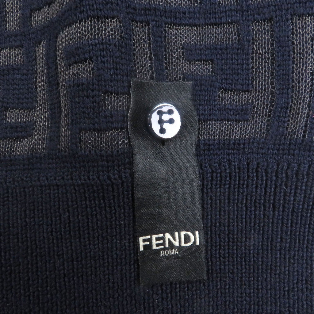 Fendi FF Logo Zucca Wool Sweater