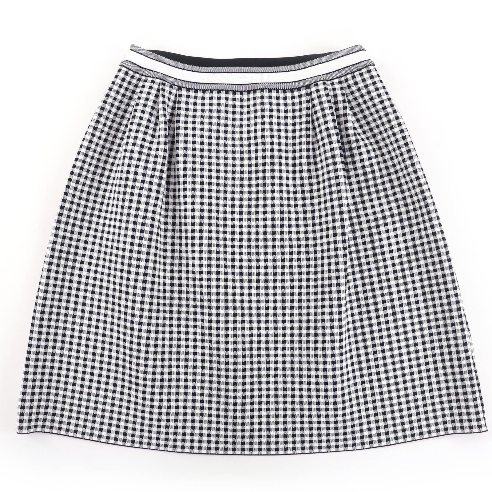 Christian Dior Checkn Dior Gingham Check Skirt