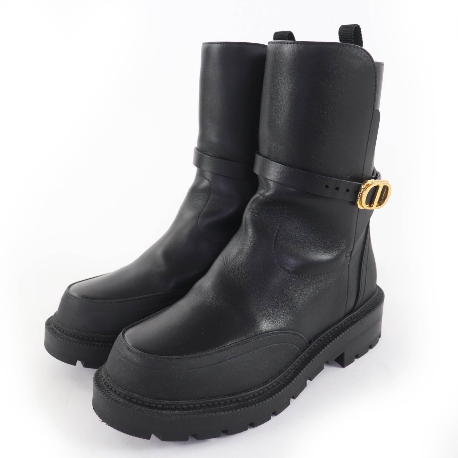 Christian Dior DIOR EMPREINTE Leather Boots
