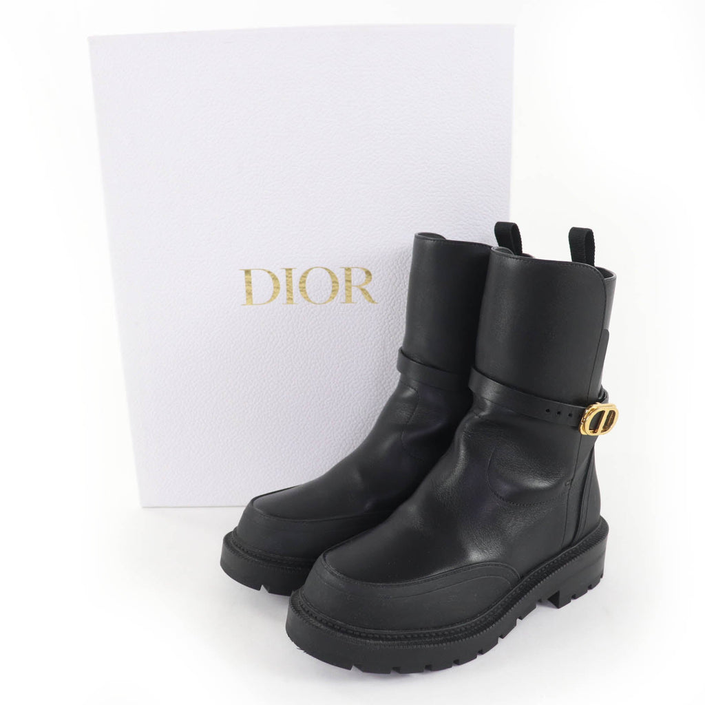 Christian Dior DIOR EMPREINTE Leather Boots