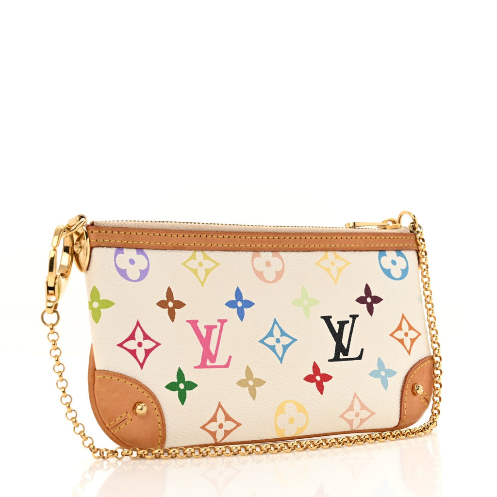 Monogram Multicolor Pochette Milla MM White