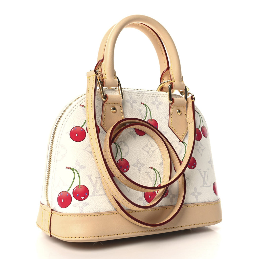 LV X TM Monogram Cerises Alma BB White