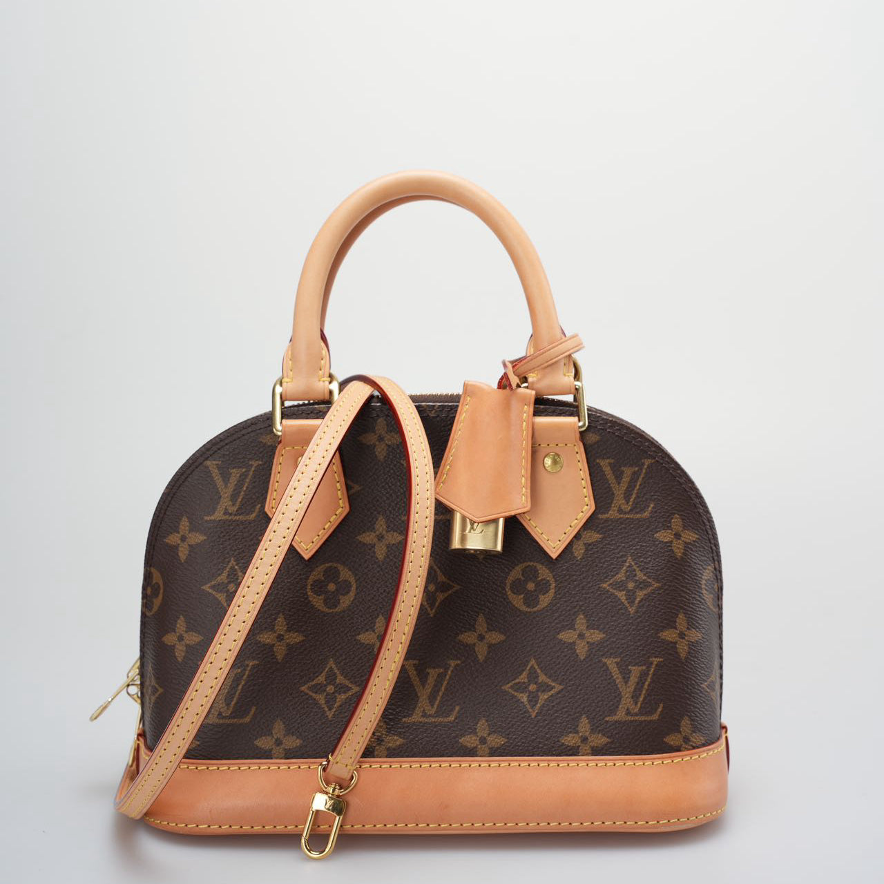Louis Vuitton Alma BB Monogram Brown Shoulder Bag From 2017