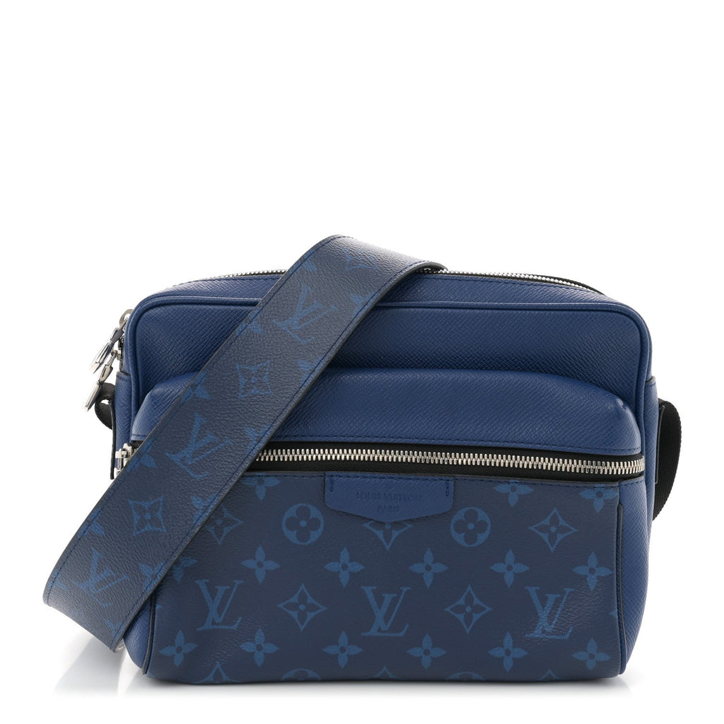 Taiga Monogram Outdoor Messenger Cobalt