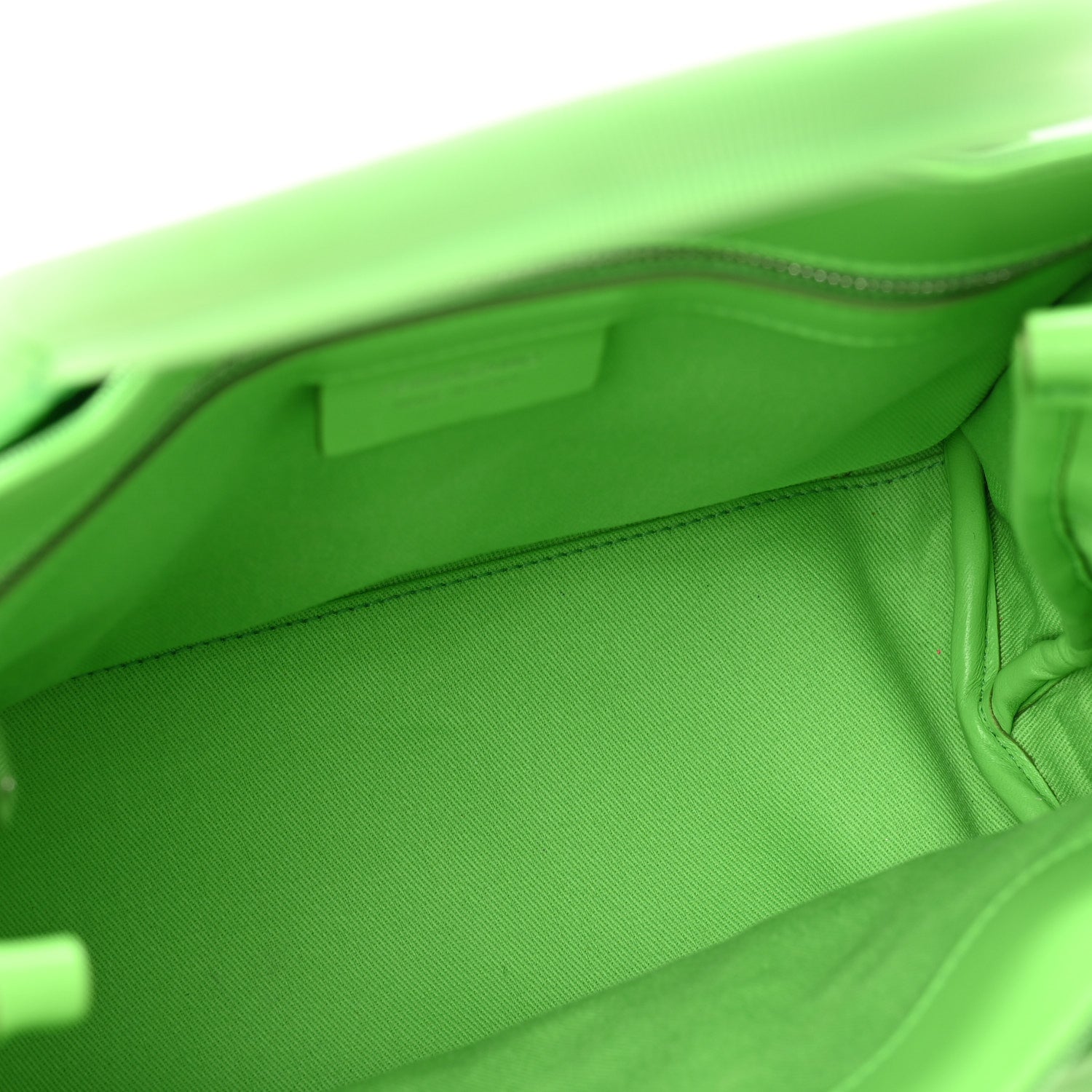 Nylon Logo Printed Tote Green