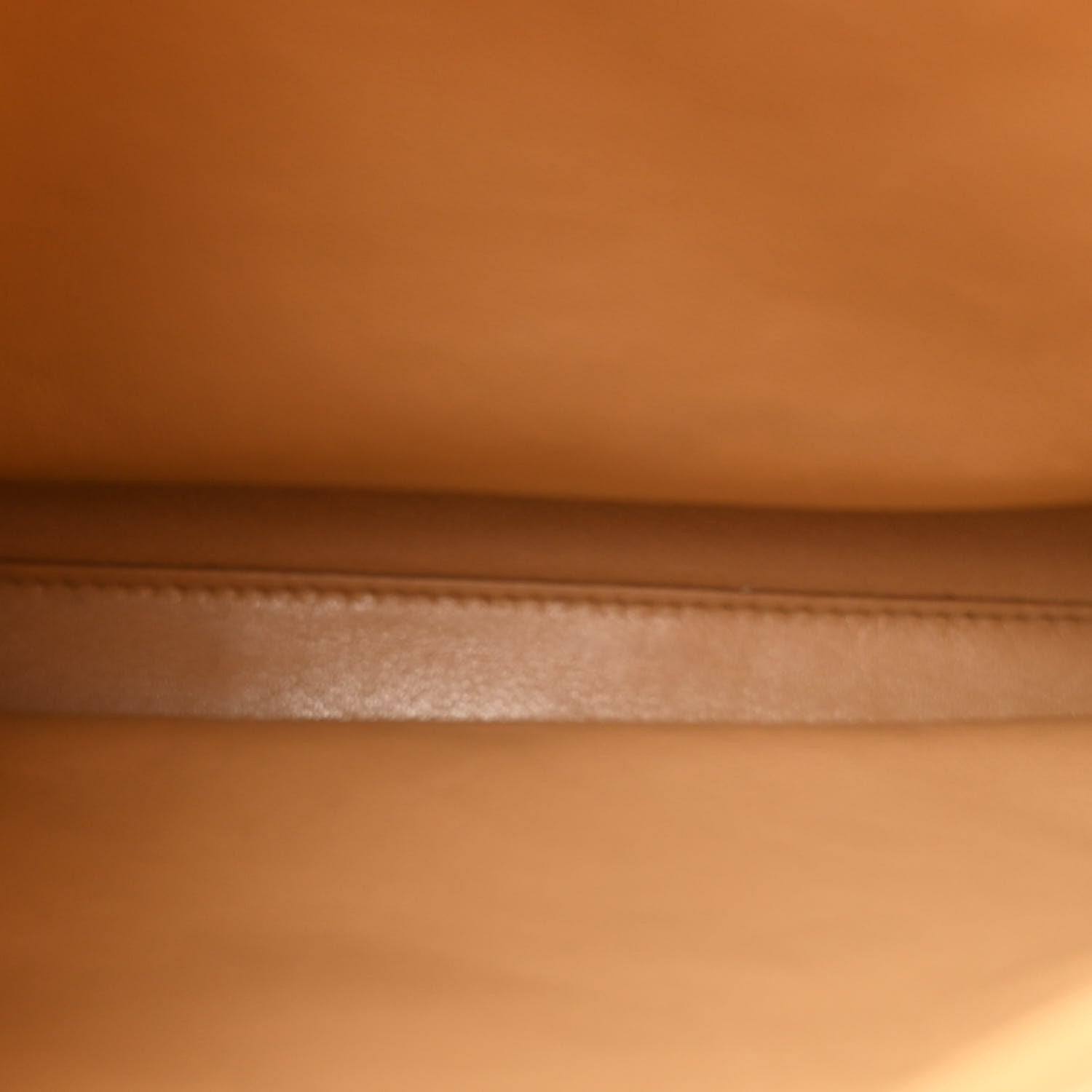 Patent Quilted Shoulder Bag Beige
