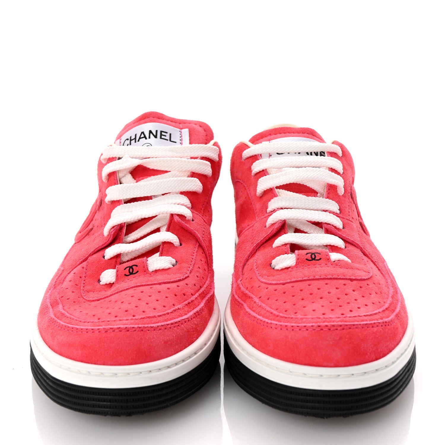 Suede Womens CC Sneakers 40.5 Fuchsia