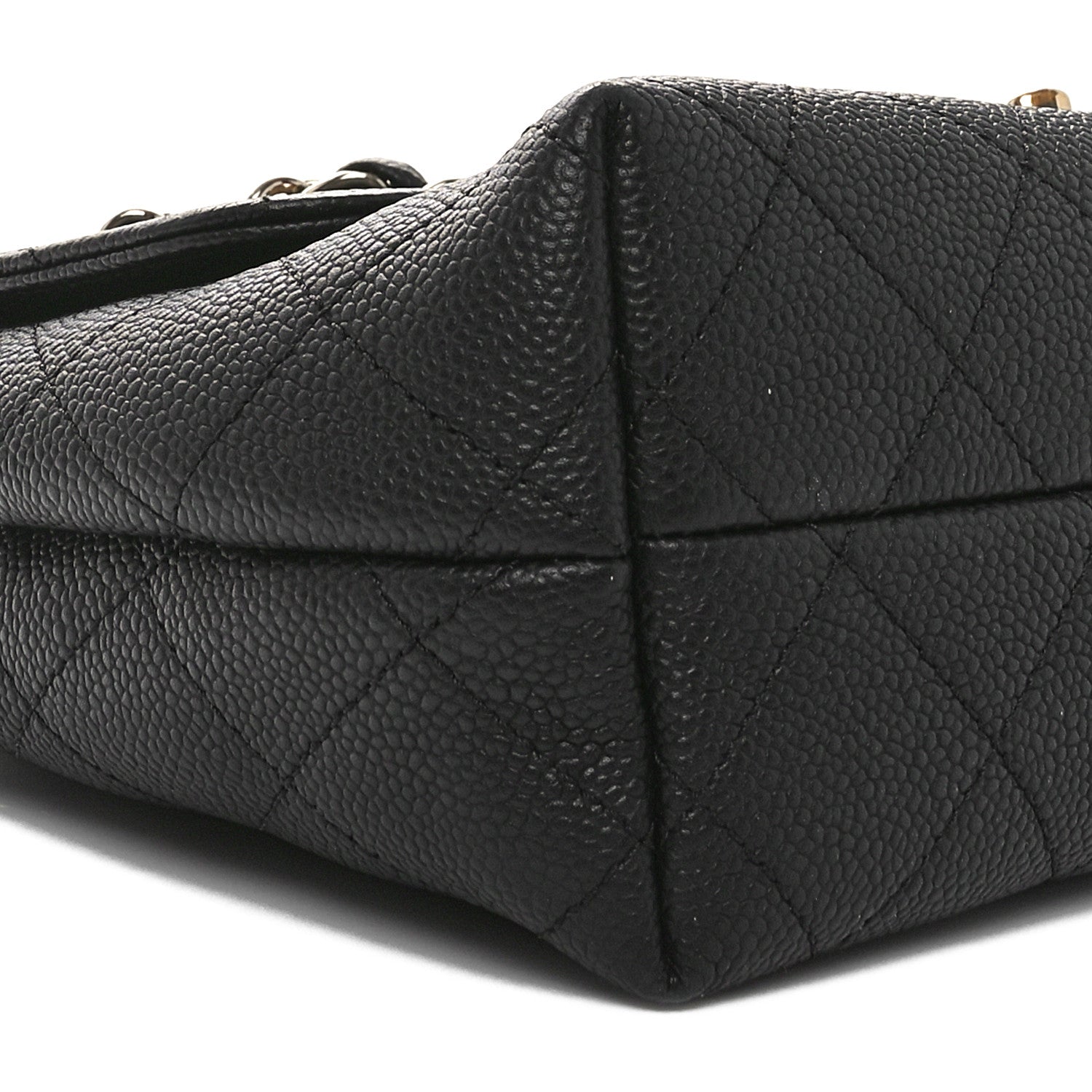Caviar Quilted City Walk Flap Black