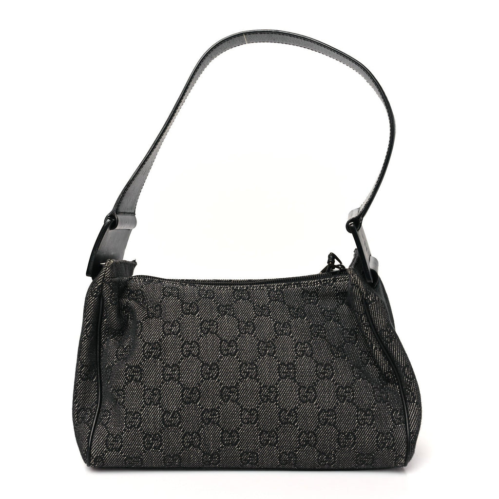 Monogram GG Signature Shoulder Bag Black