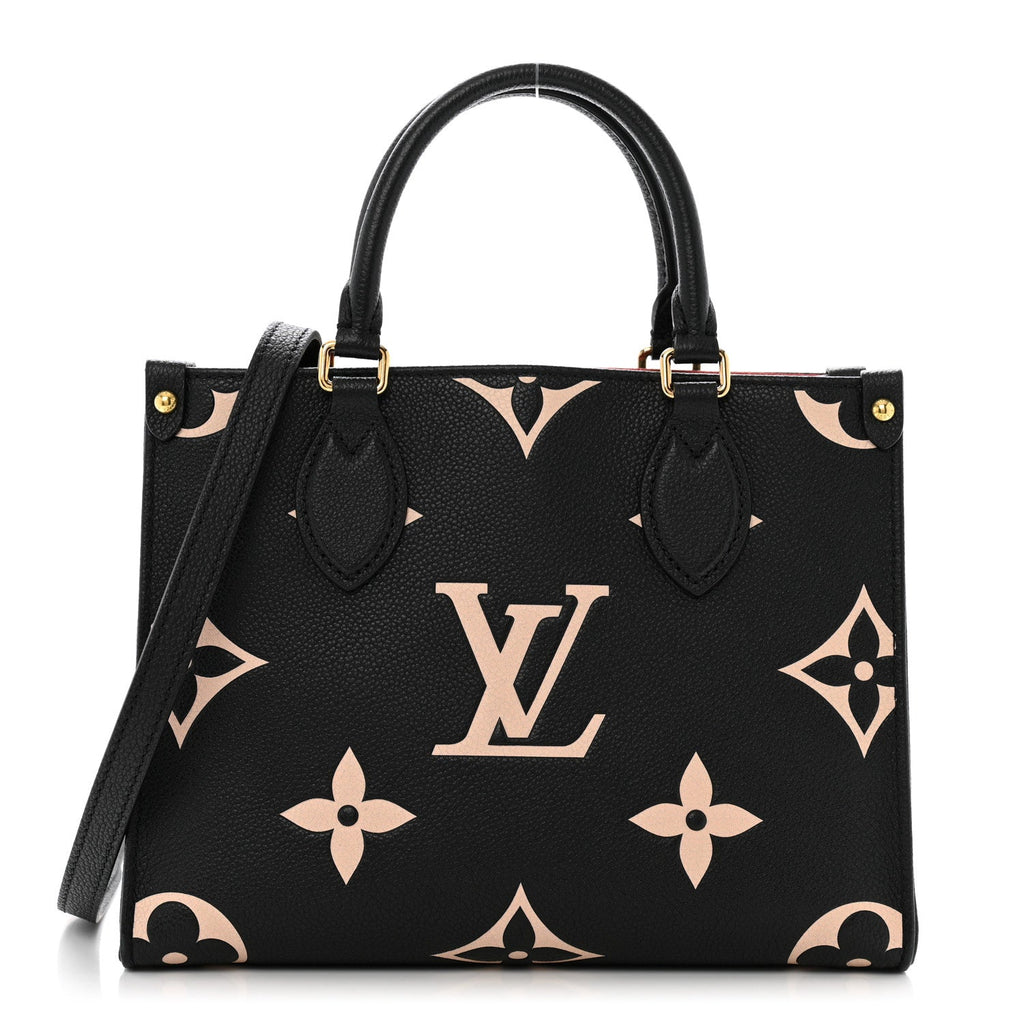 Empreinte Monogram Giant Onthego PM Black Beige