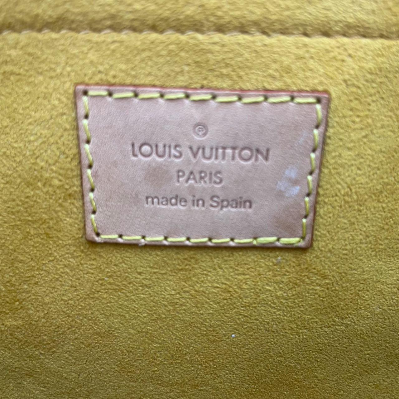 Louis Vuitton Pleaty Vintage Monogram Mini Denim Handbag