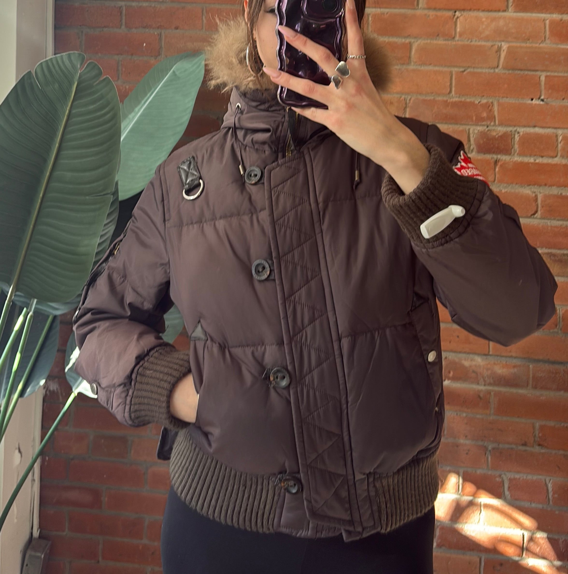 DSquared2 Bomber Puffer Jacket - Women's 42