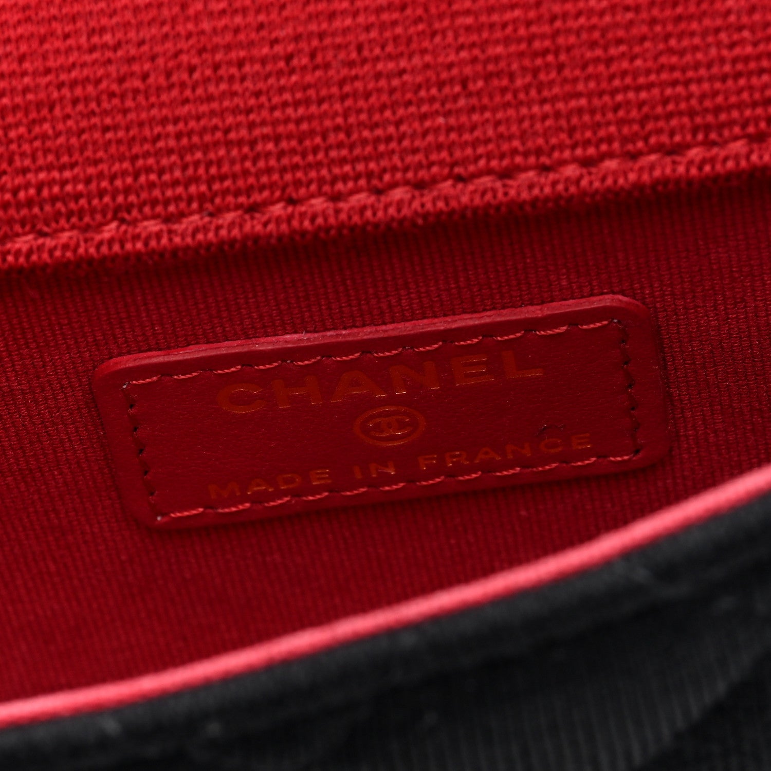 Jersey Quilted Micro Mini Flap Black