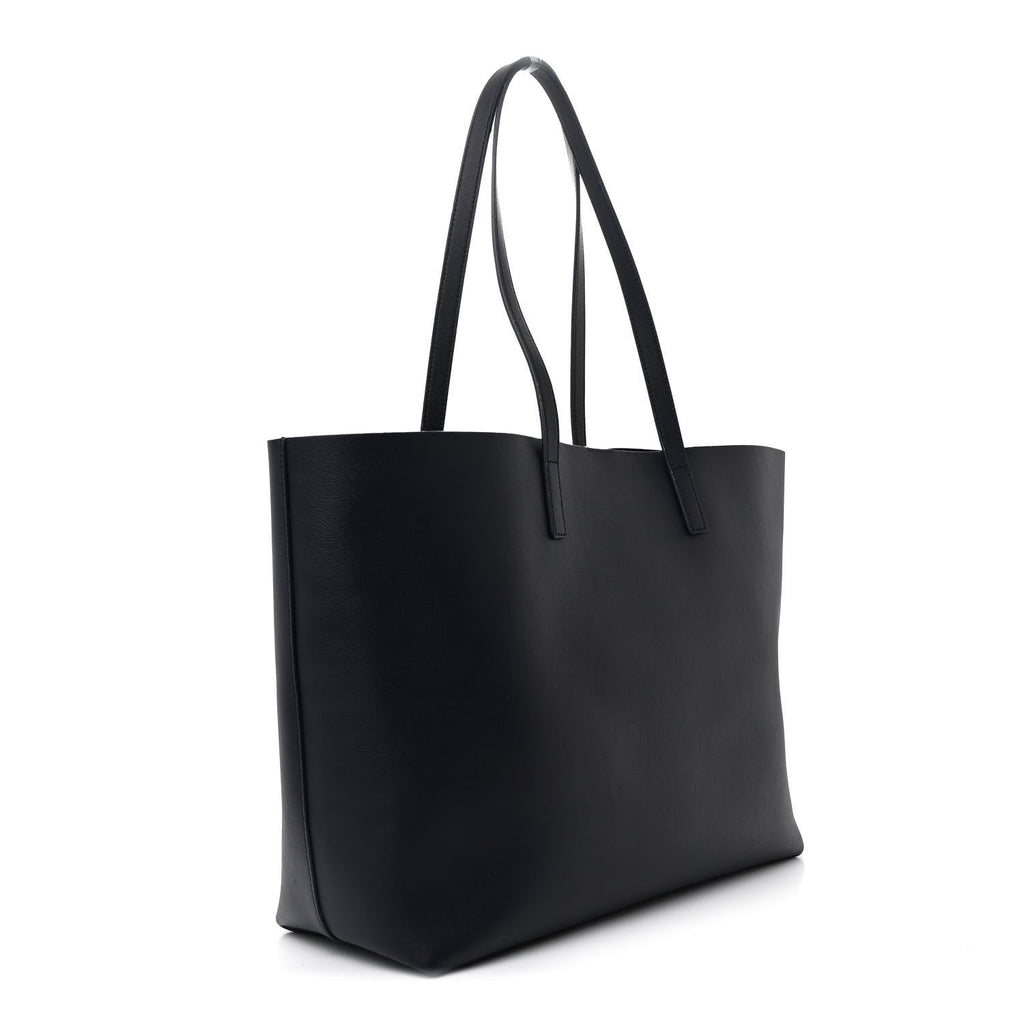 Calfskin Large Shopping Tote Deep Marine