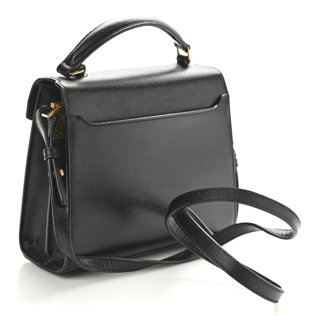 Grain de Poudre Mini Classic Monogram Cassandra Top Handle Black