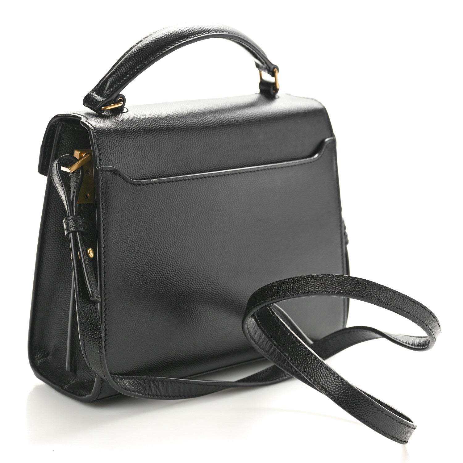 Grain de Poudre Mini Classic Monogram Cassandra Top Handle Black
