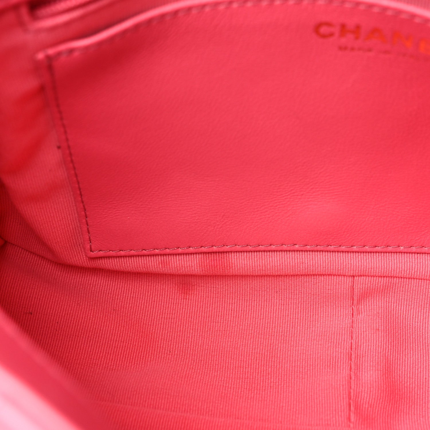 Lambskin Quilted Large CC Funky Town Flap Pink