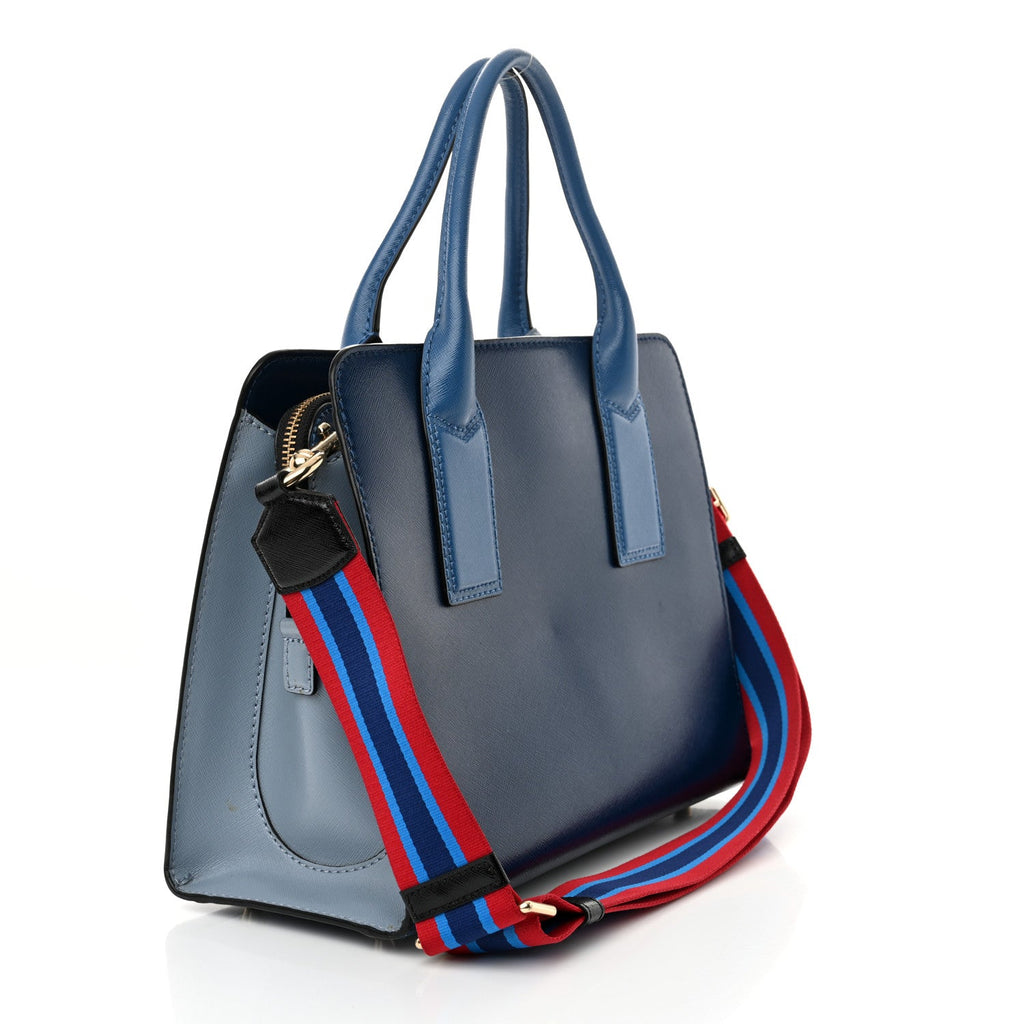 Saffiano Big Shot Tote  Navy