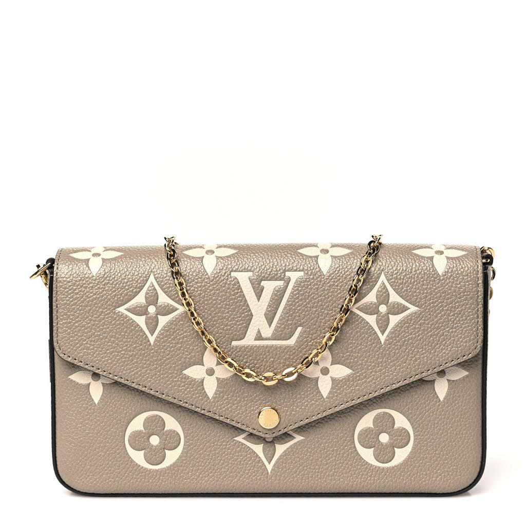 Empreinte Monogram Giant Felicie Pochette Tourterelle Creme
