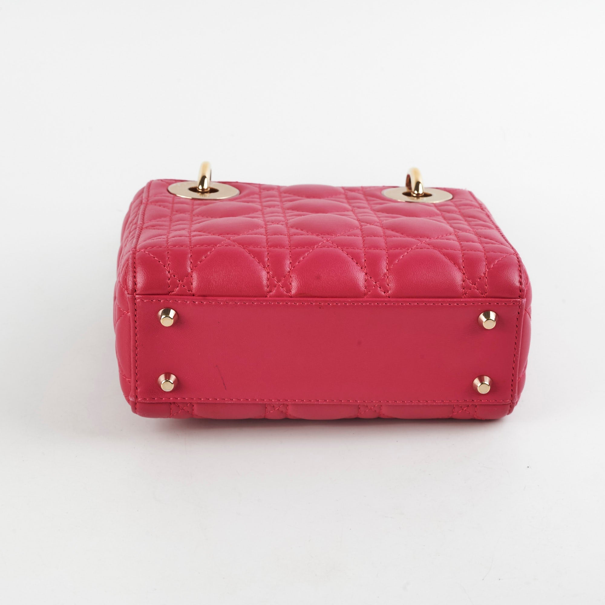 Christian Dior Mini Lady Dior Hot Pink