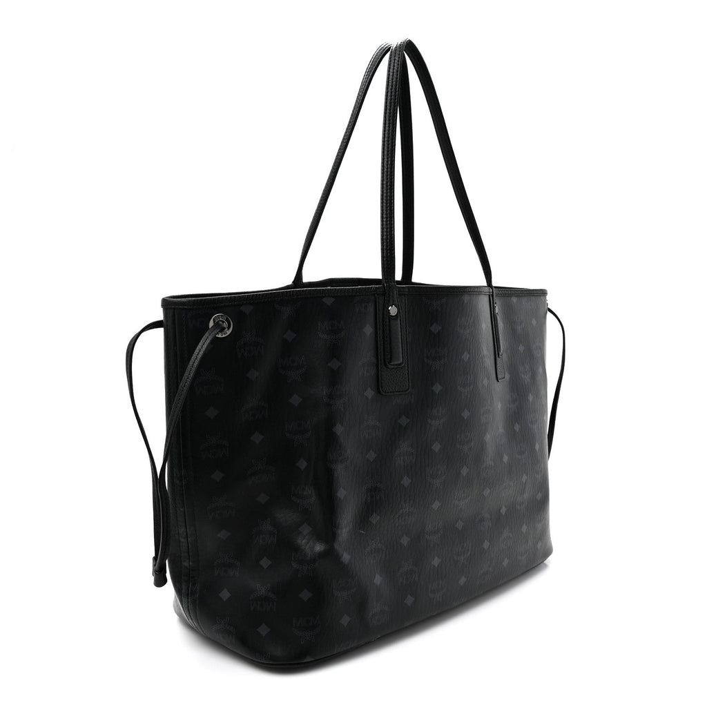 Visetos Large Liz Reversible Shopper Tote Black