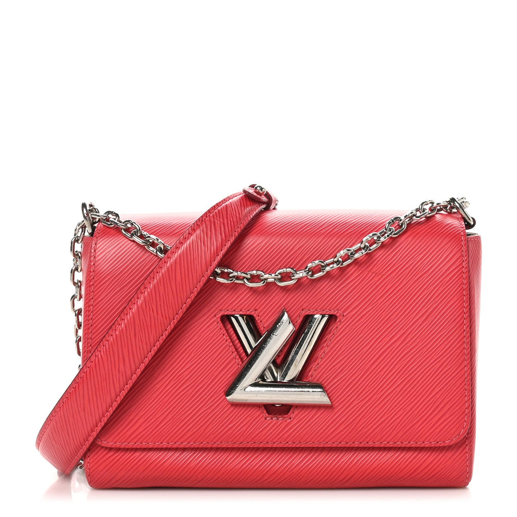 Epi Twist Shoulder Bag MM Coquelicot