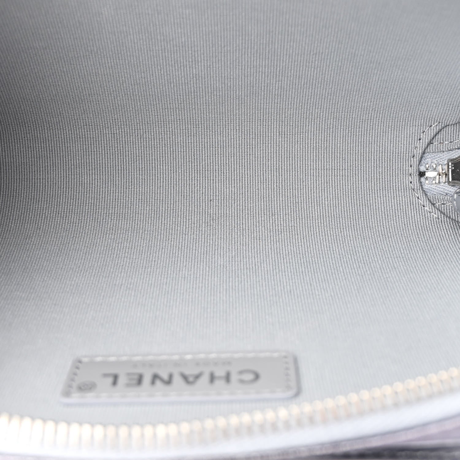 Metallic Lambskin Like A Wallet Flap Silvery Black