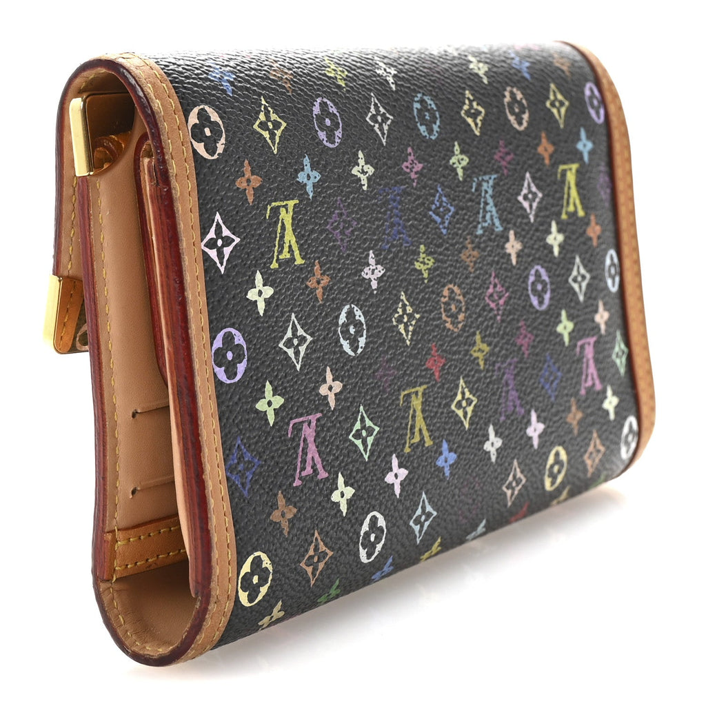 Monogram Multicolor Porte Tresor International Wallet Black