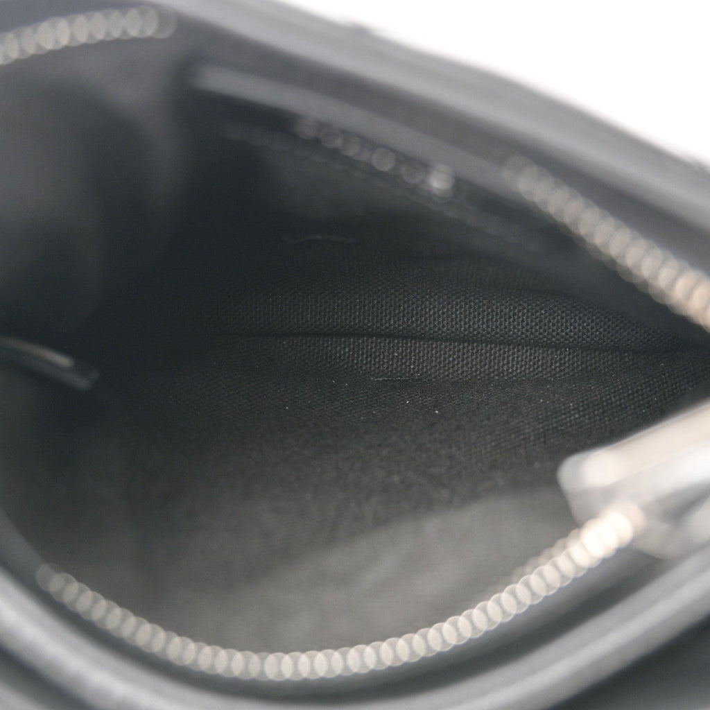 Lambskin Quilted Uniform Crossbody Bag Black