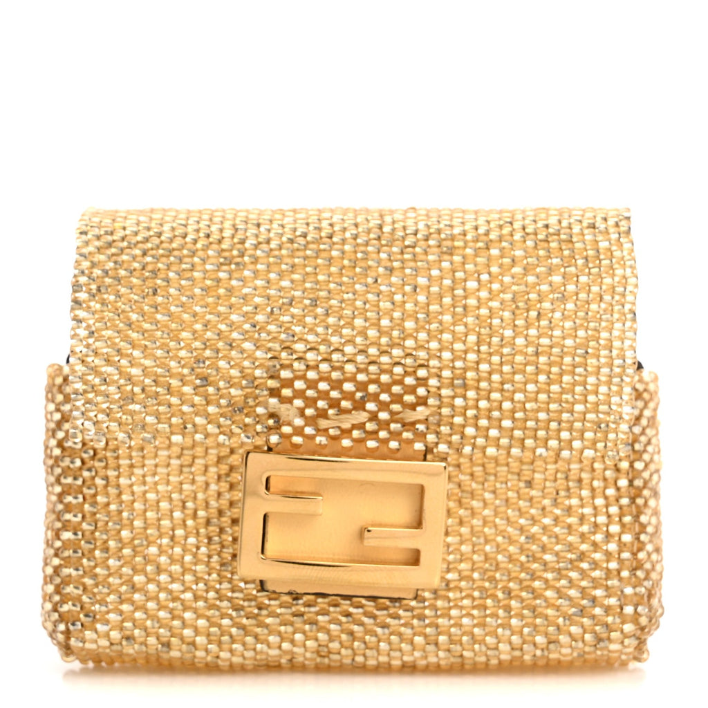 Glass Vitello King Beaded Mini Pico Baguette Charm Semolino