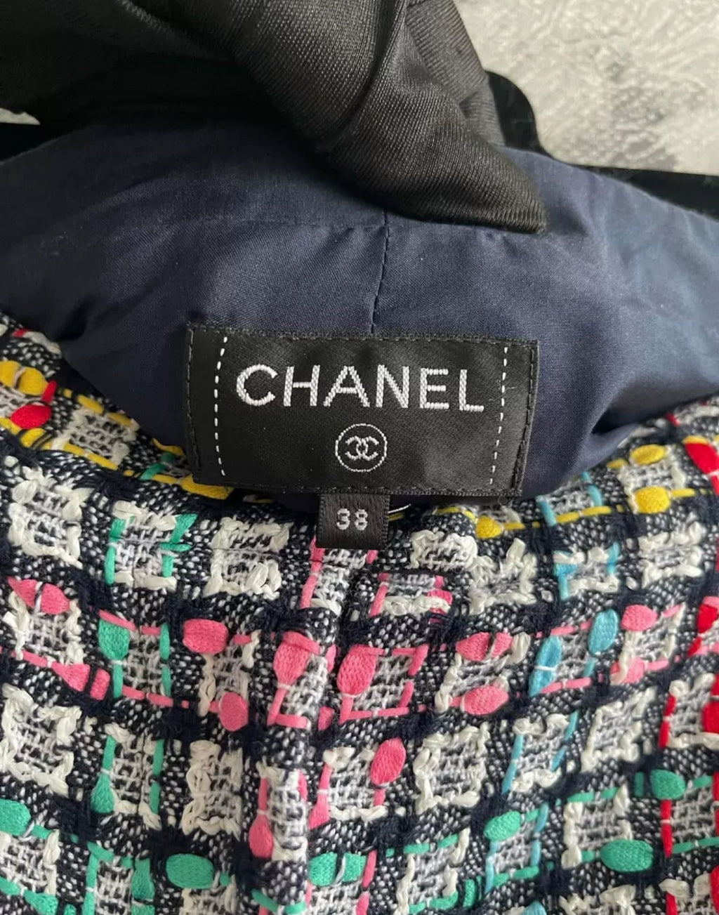 Chanel 25C Multicolor Tweed Shorts
