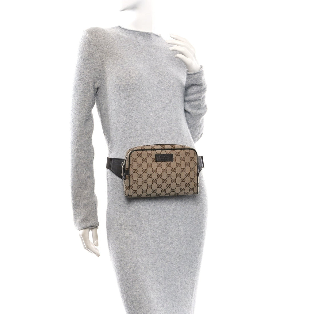 Monogram Belt Bag Dark Brown
