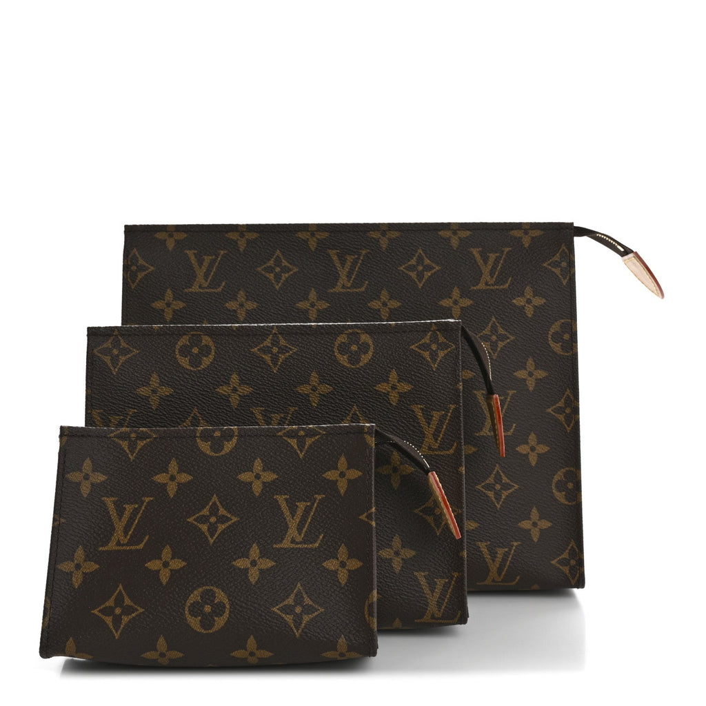 Monogram Trio Toilet Pouch Set