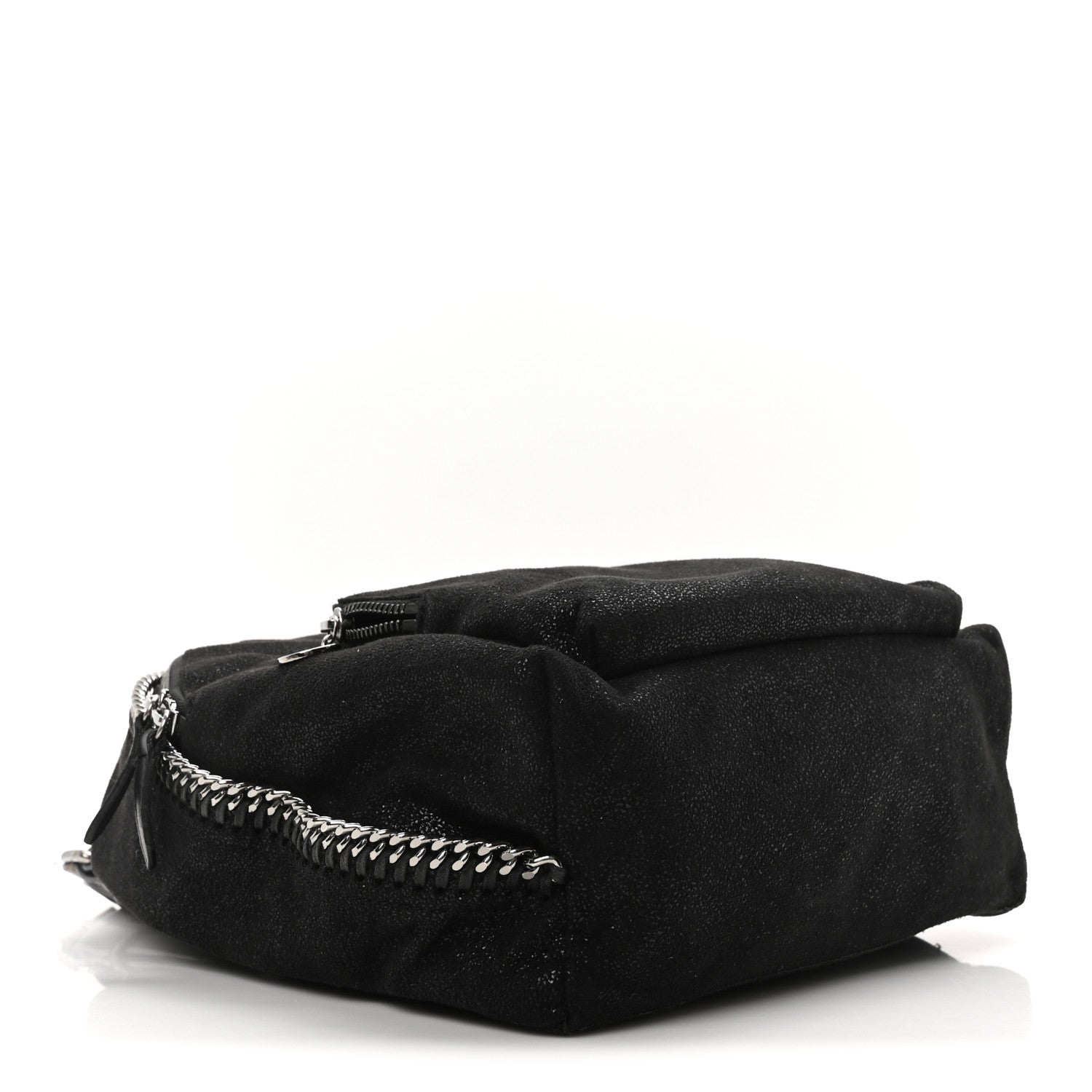 Shaggy Deer Small Falabella Backpack Black