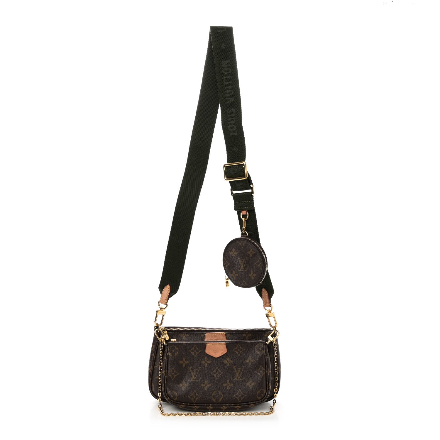 Monogram Multi Pochette Accessories Kaki