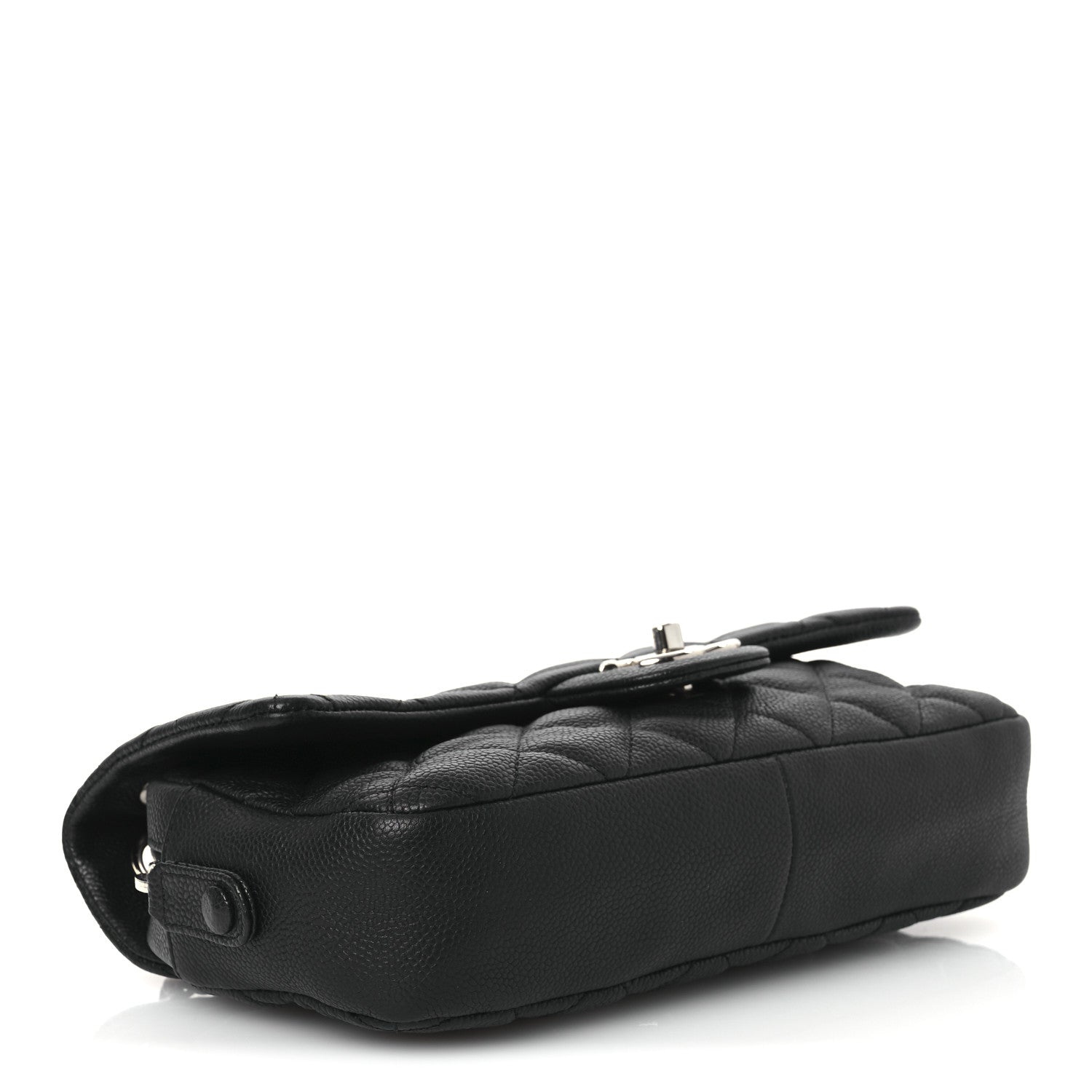 Caviar Quilted Medium Easy Flap Black