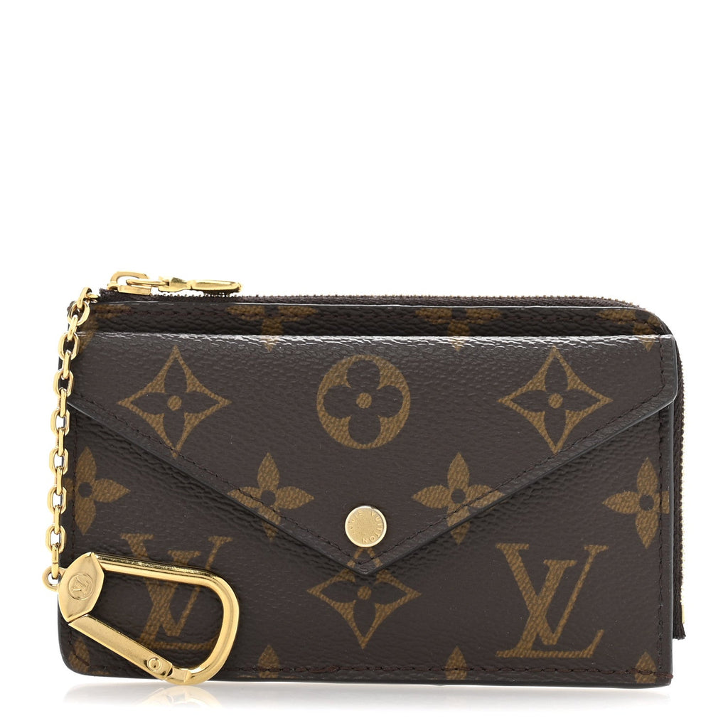 Monogram Recto Verso  Holder Black