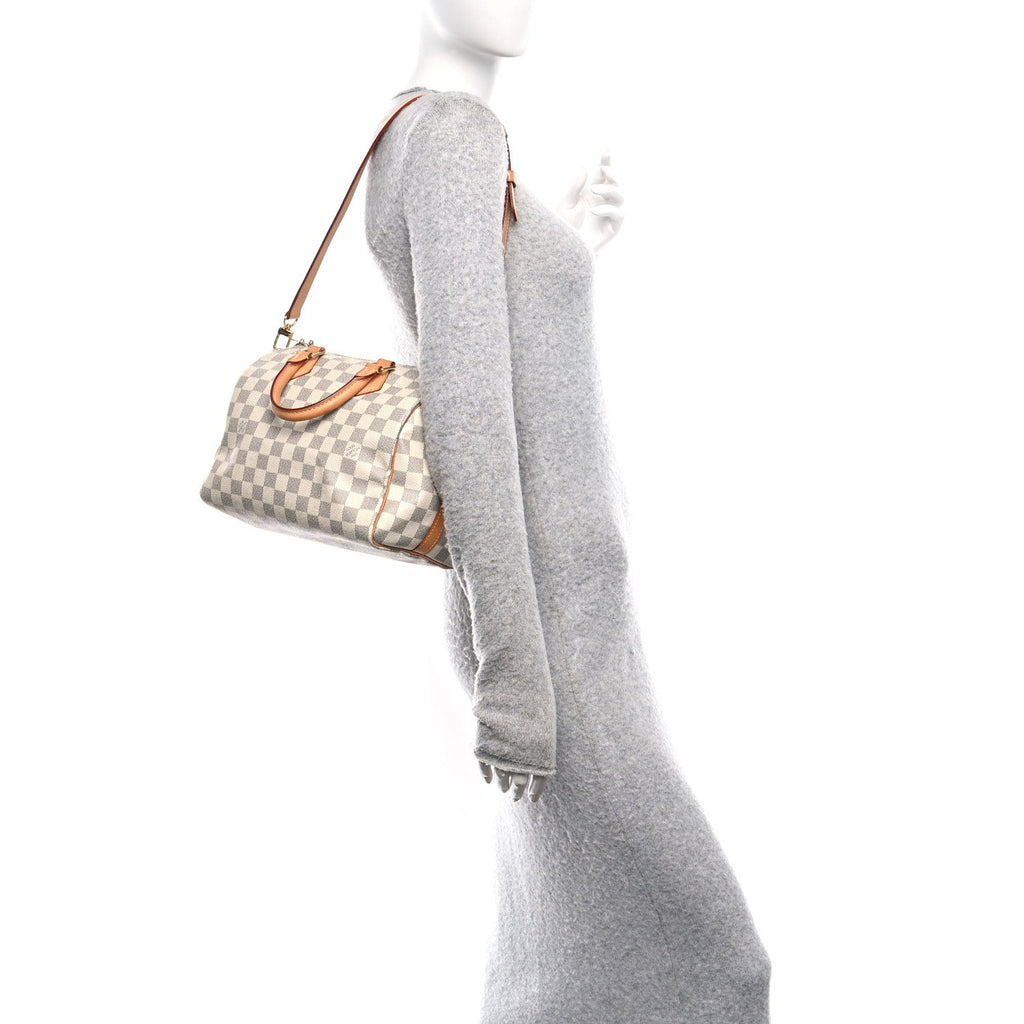 Damier Azur Speedy Bandouliere 25