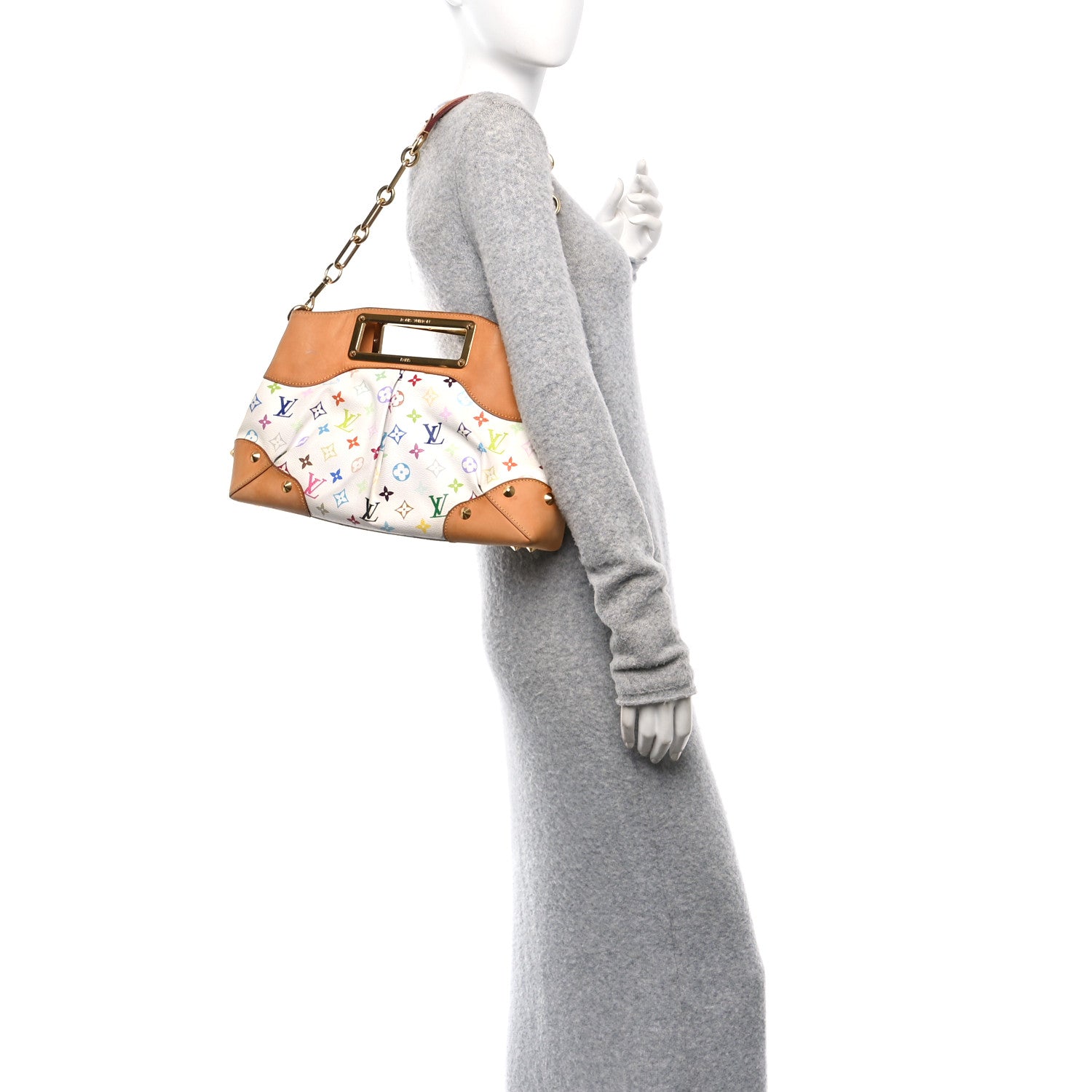 Monogram Multicolor Judy MM White