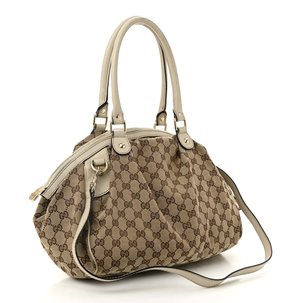 Monogram Medium Sukey Boston Off White
