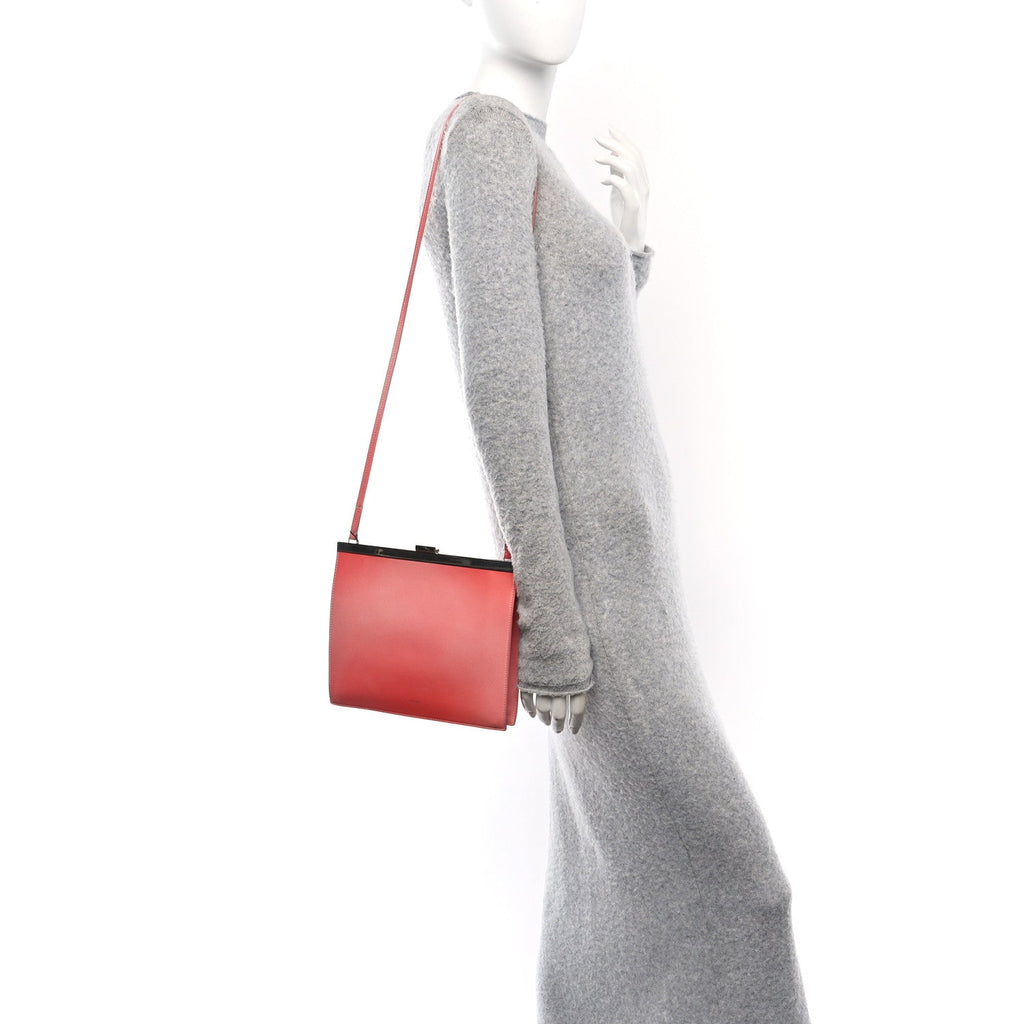 Smooth Calfskin Mini Clasp Bag Pink