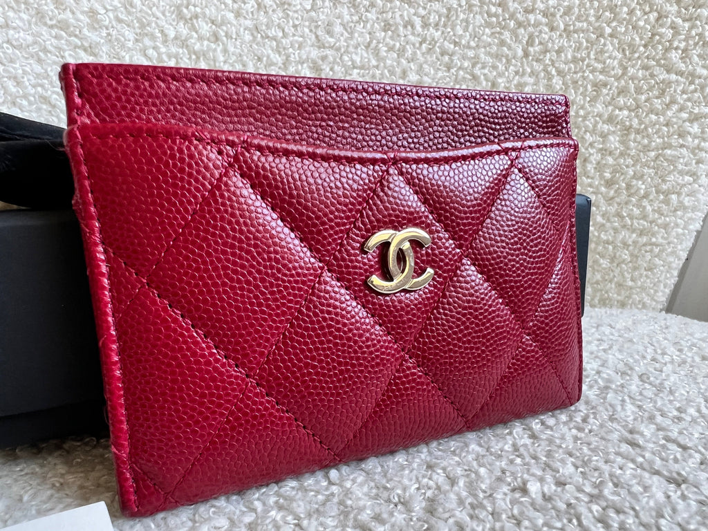 Chanel Pink Caviar  Holder with Pale Gold Hardware (RRP £420)
